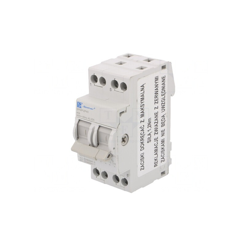 Comutator rețea-generator 2P 40A 240/415VAC IP20 | Electronic-mag.ro | Componente Electronice