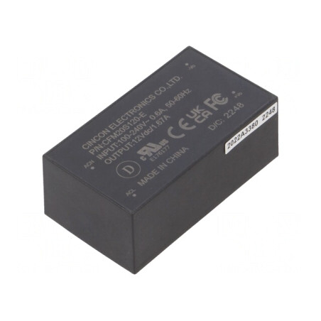 Convertor AC/DC 20W 12VDC CFM20S120-E | Electronic-mag.ro | Componente Electronice