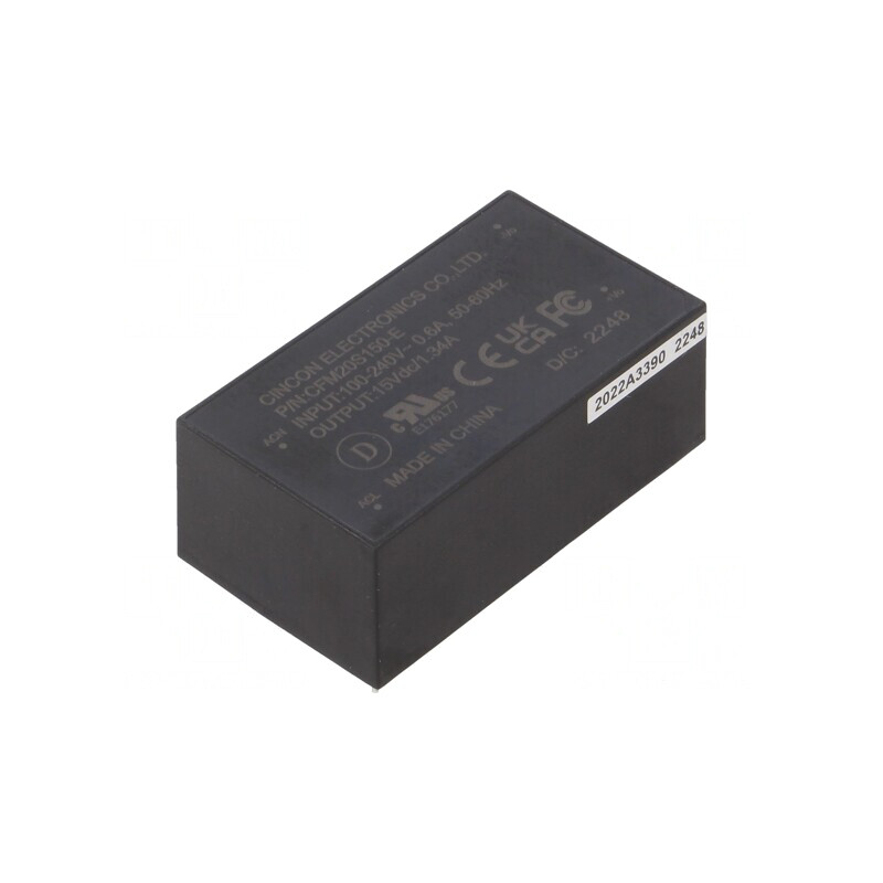 Convertor AC/DC 20W 15VDC CFM20S150-E | Electronic-mag.ro | Componente Electronice