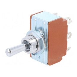 Comutator Basculant DP3T ON-OFF-(ON) 6A/250V | Electronic-mag.ro | Componente Electronice