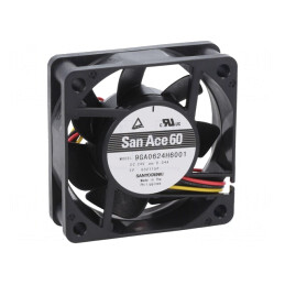 Ventilator DC axial 24V 60x60x20mm 31.2m3/h 29dBA cu bilă | Electronic-mag.ro | Componente Electronice
