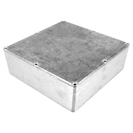 Carcasă Universală Aluminiu 190.5x190.5x66.5mm | Electronic-mag.ro | Componente Electronice