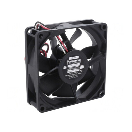 Ventilator DC Axial 24V 80x80x25mm 44.4m3/h 19dBA Cu Bilă | Electronic-mag.ro | Componente Electronice