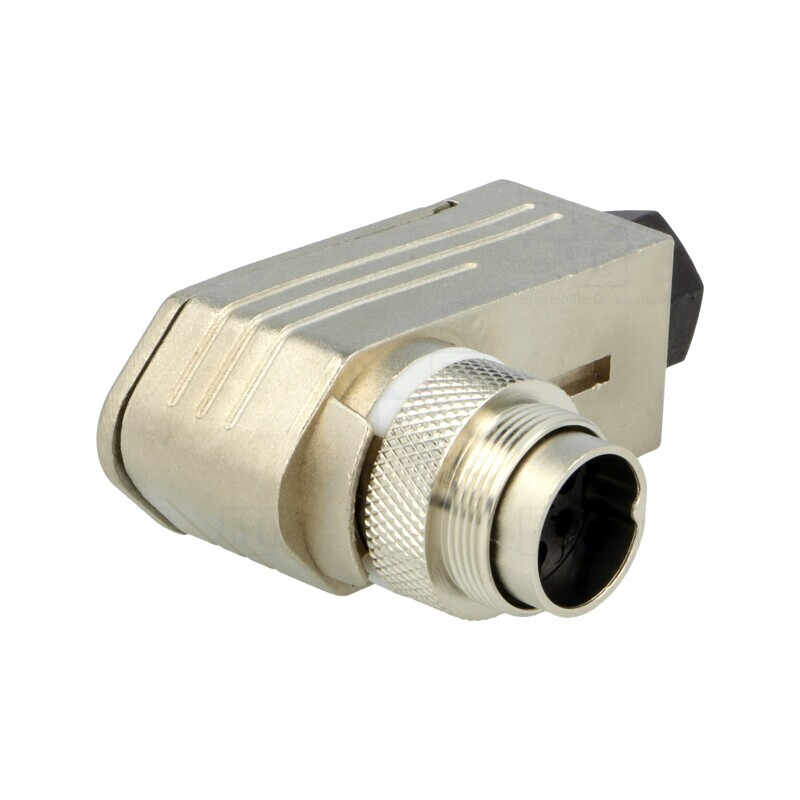Mufă Conector M16 Cablu 7PIN 90° 300V | Electronic-mag.ro | Componente Electronice