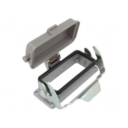 Carcasă pentru conectori HDC C146 E16 cu clichet | Electronic-mag.ro | Componente Electronice