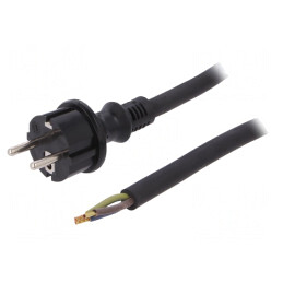 Cablu SCHUKO 4,5m Negru | Electronic-mag.ro | Componente Electronice