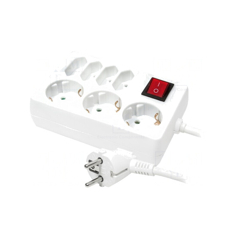 Prelungitor 7 Prize 230V 16A Alb | Electronic-mag.ro | Componente Electronice Prelungitor 7 Prize 230V 16A Alb | Electronic-mag.ro | Componente Electronice