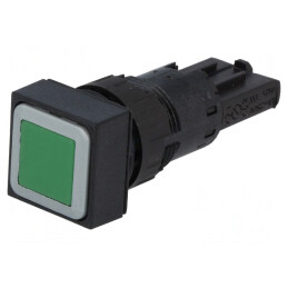 Comutator apăsare 16mm verde | Electronic-mag.ro | Componente Electronice