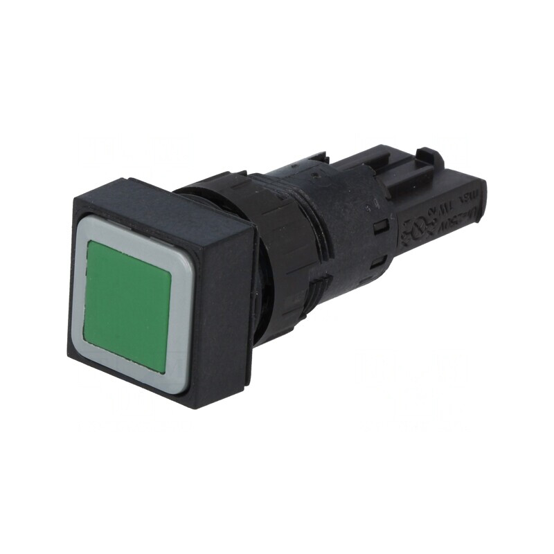 Comutator apăsare 16mm verde | Electronic-mag.ro | Componente Electronice