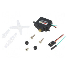Servomecanism Mini Analogic 4,8-6VDC 30x12x31,7mm | Electronic-mag.ro | Componente Electronice