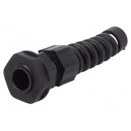 Garnitură de Etanșare cu Manșon PG7 IP66/IP68 Poliamidă Negru | Electronic-mag.ro | Componente Electronice