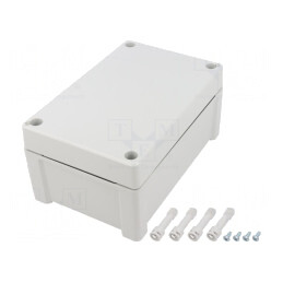 Carcasă universală policarbonat TEMPO 122x187x90mm | Electronic-mag.ro | Componente Electronice