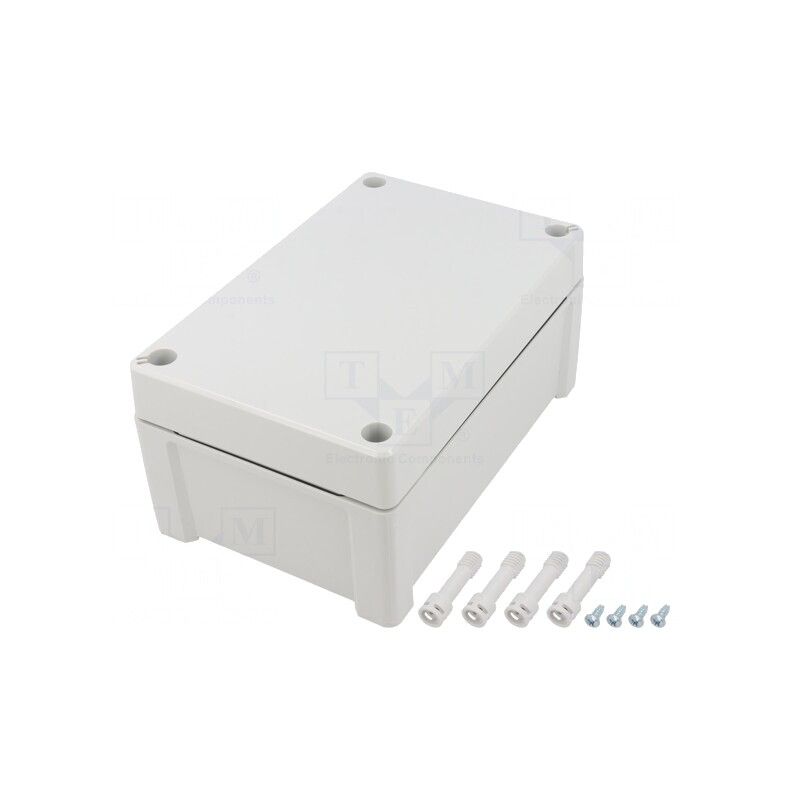 Carcasă universală policarbonat TEMPO 122x187x90mm | Electronic-mag.ro | Componente Electronice