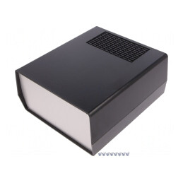 Carcasă ventilată cu fixare pe PCB, AUS 23.9 | Electronic-mag.ro | Componente Electronice