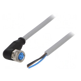 Cablu de conectare M8 3 pini 5m IP67 | Electronic-mag.ro | Componente Electronice