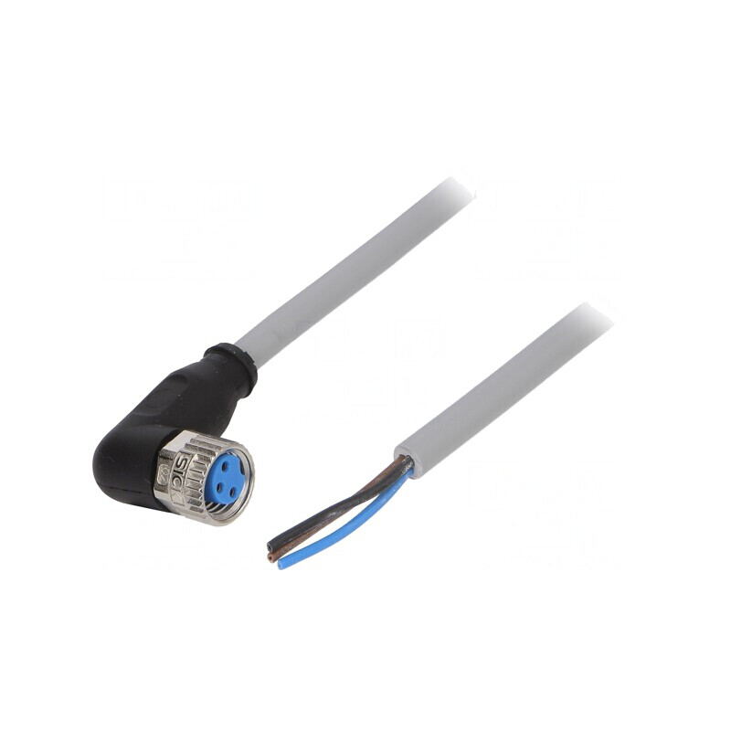 Cablu de conectare M8 3 pini 5m IP67 | Electronic-mag.ro | Componente Electronice