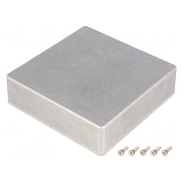 Carcasă Universală Aluminiu 120x120x34mm 1590W 1590WQ | Electronic-mag.ro | Componente Electronice