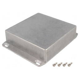 Carcasă Universală cu Lame de Fixare 120x120x34mm | Electronic-mag.ro | Componente Electronice