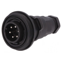 Mufă Circulară Pin 6 Filet Exterior PX0740/P | Electronic-mag.ro | Componente Electronice