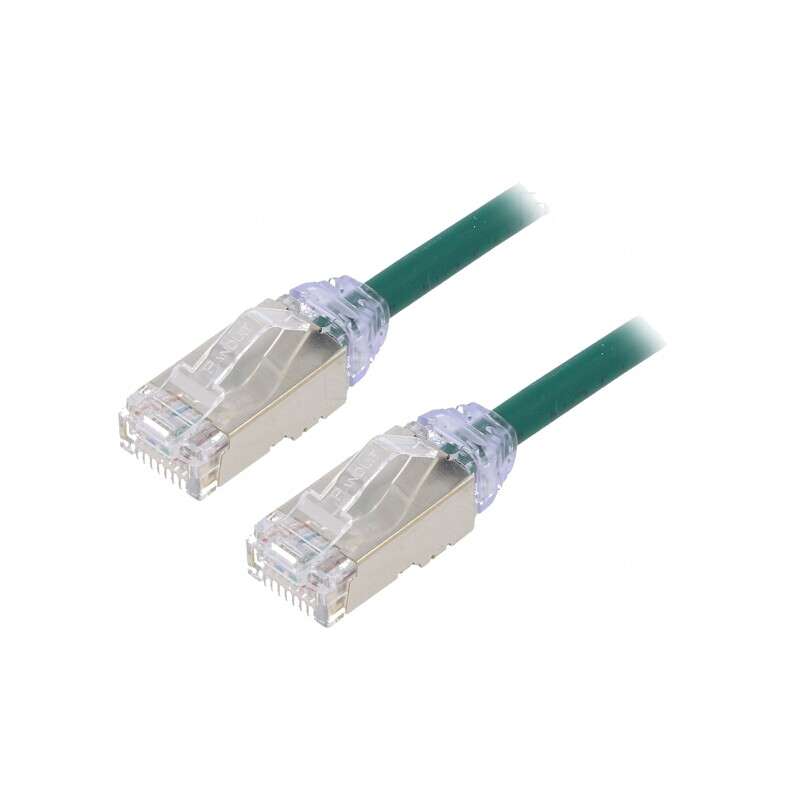 Patch cord F/UTP verde 3m 28AWG LSZH | Electronic-mag.ro | Componente Electronice