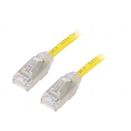 Patch Cord F/UTP TX6A-28 Galben 3m LSZH 28AWG | Electronic-mag.ro | Componente Electronice