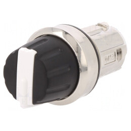 Comutator Rotativ 22mm Alb-Negru fără IP67 | Electronic-mag.ro | Componente Electronice