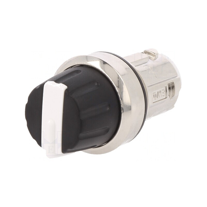 Comutator Rotativ 22mm Alb-Negru fără IP67 | Electronic-mag.ro | Componente Electronice