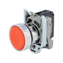 Comutator apăsare 22mm 1 NC roșu XB4BA42 | Electronic-mag.ro | Componente Electronice