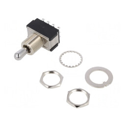Comutator basculant 4PDT ON-OFF-ON 6A | Electronic-mag.ro | Componente Electronice