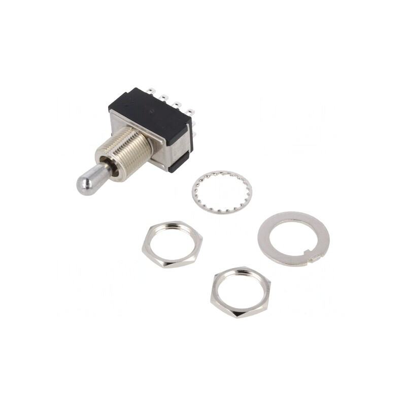 Comutator basculant 4PDT ON-OFF-ON 6A | Electronic-mag.ro | Componente Electronice