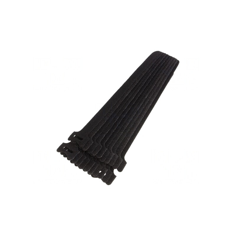 Brățară cu arici 310mm x 16mm negru poliamidă polipropilenă