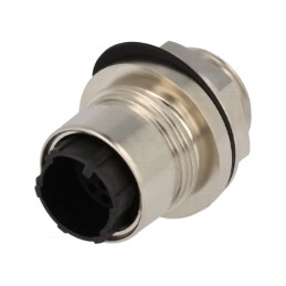 Conector Circular Soclu Tată 16 PIN Fără Contacte 3A Alamă | Electronic-mag.ro | Componente Electronice