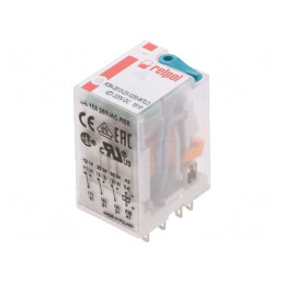 Releu Electromagnetic 3PDT 220VDC 20A | Electronic-mag.ro | Componente Electronice