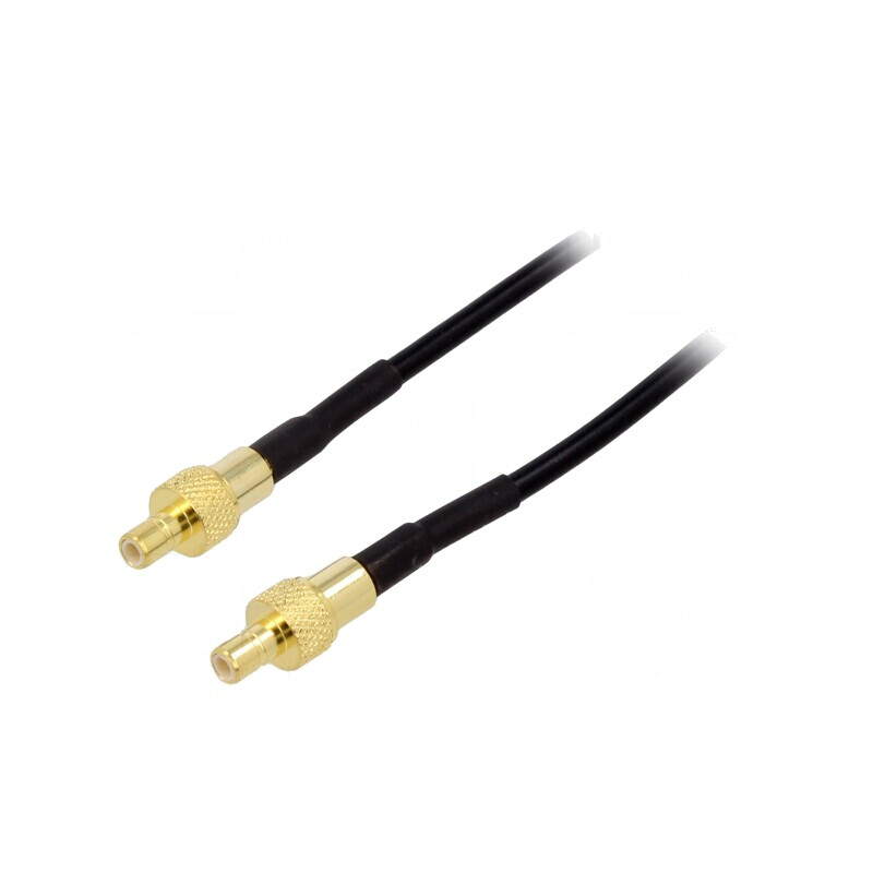Cablu Coaxial 50Ω 1m SMB Tată PTFE Negru | Electronic-mag.ro | Componente Electronice