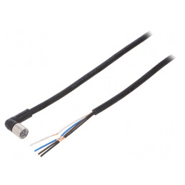 Cablu Conectare M8 4-Pin Unghi 2m PUR XS3F-M8PUR4A2M | Electronic-mag.ro | Componente Electronice