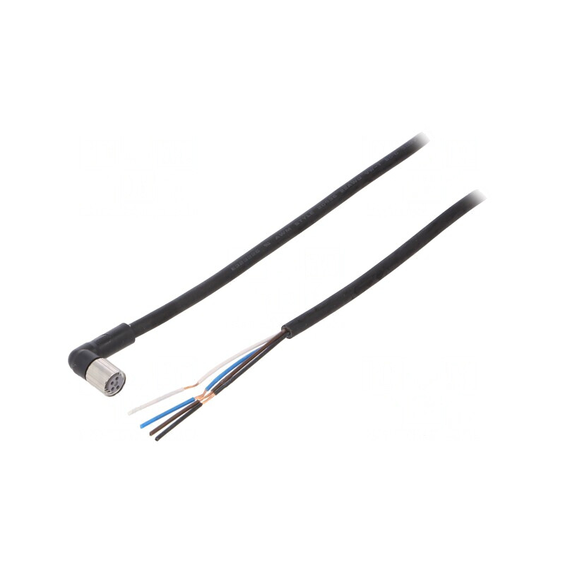 Cablu Conectare M8 4-Pin Unghi 2m PUR XS3F-M8PUR4A2M | Electronic-mag.ro | Componente Electronice