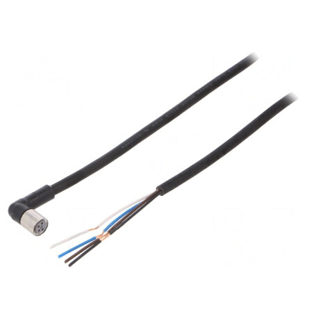 Cablu Conectare M8 4-Pin Unghi 2m PUR XS3F-M8PUR4A2M | Electronic-mag.ro | Componente Electronice