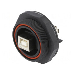 Conector USB B soclu 4 PIN rotire IP68 Buccaneer PX0848/B | Electronic-mag.ro | Componente Electronice