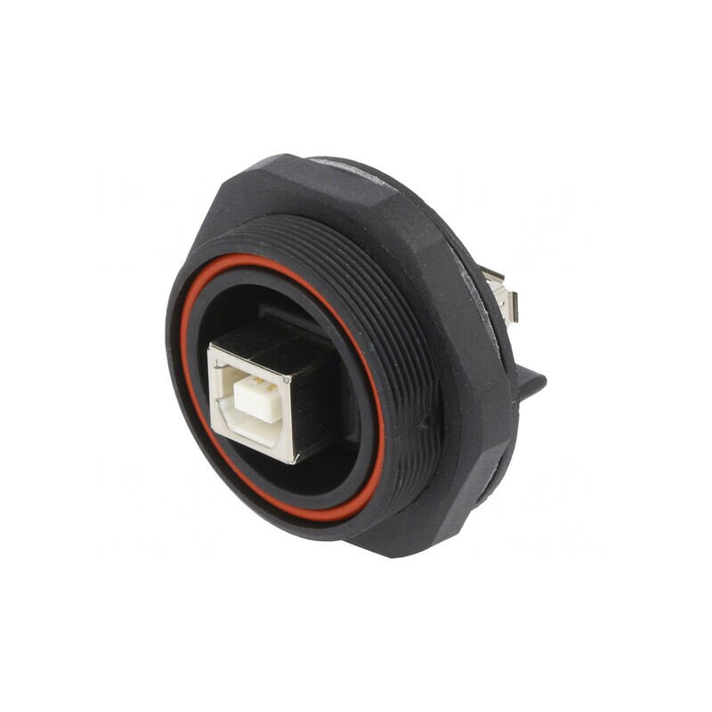 Conector USB B soclu 4 PIN rotire IP68 Buccaneer PX0848/B | Electronic-mag.ro | Componente Electronice Conector USB B soclu 4 PIN rotire IP68 Buccaneer PX0848/B | Electronic-mag.ro | Componente Electronice
