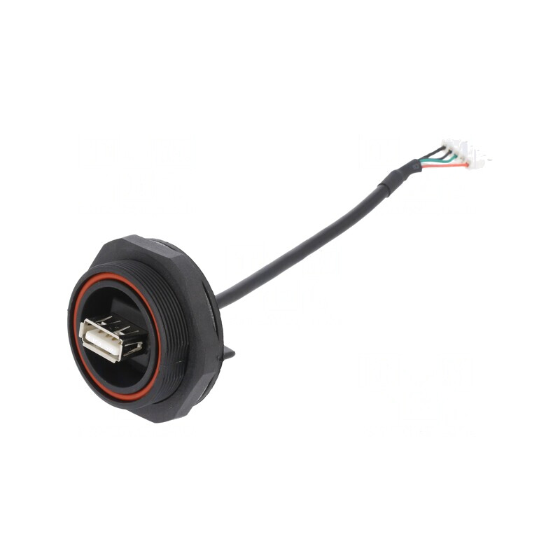 Conector USB A Soclu 4 PIN IP68 | Electronic-mag.ro | Componente Electronice