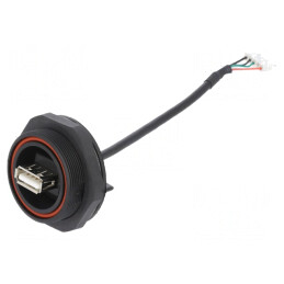 Conector USB A Soclu 4 PIN IP68 | Electronic-mag.ro | Componente Electronice