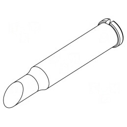 Vârf despicat 4mm pentru ciocan de lipit staţie de lipit | Electronic-mag.ro | Componente Electronice