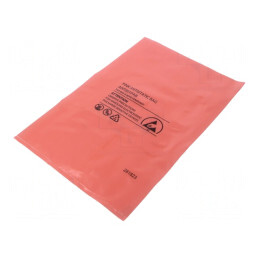 Pungă de protecție ESD 305x203mm 75um 100buc roz | Electronic-mag.ro | Componente Electronice