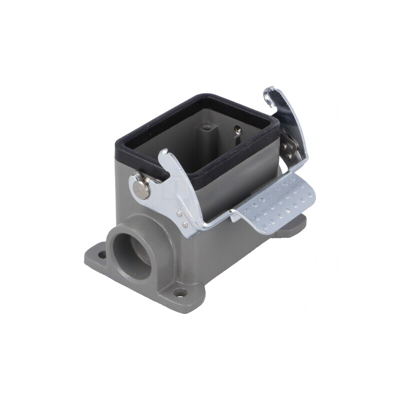 Carcasă pentru conectori HDC 6B cu clichet metal | Electronic-mag.ro | Componente Electronice