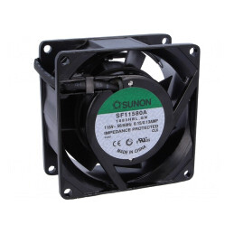Ventilator AC Axial 115V 80x80x38mm 52m³/h 36.5dBA | Electronic-mag.ro | Componente Electronice
