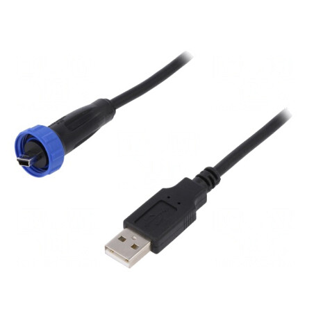 Cablu Adaptor USB A la USB B Mini Etanș IP68 3m | Electronic-mag.ro | Componente Electronice