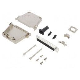 Conector D-Sub 37-Pin Mamă Lipire pe Cablu Gold Flash | Electronic-mag.ro | Componente Electronice
