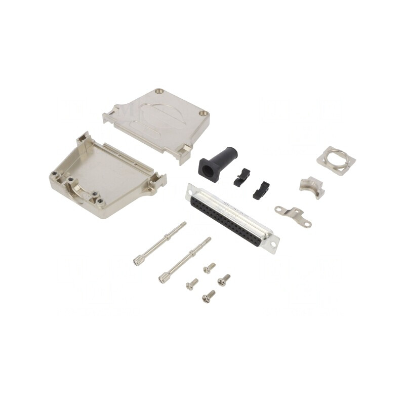 Conector D-Sub 37-Pin Mamă Lipire pe Cablu Gold Flash | Electronic-mag.ro | Componente Electronice