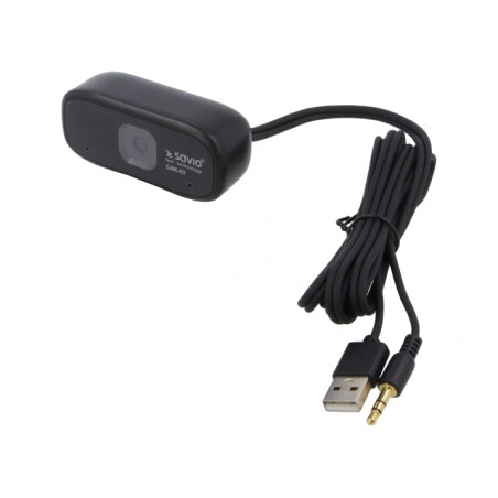 Webcam Neagră USB cu Clemă și Cablu 1,5m | Electronic-mag.ro | Componente Electronice