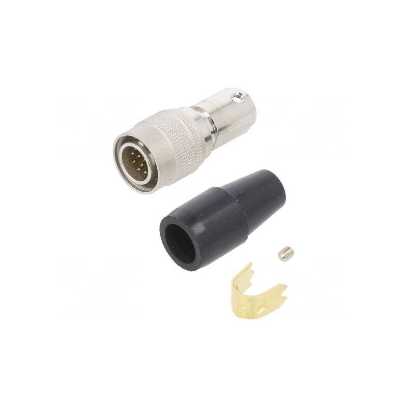 Conector circular HR10 push-pull mufă 2A argintat lipire | Electronic-mag.ro | Componente Electronice